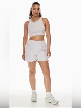 Aritzia TNA Light Gray Women's Athletic Shorts
